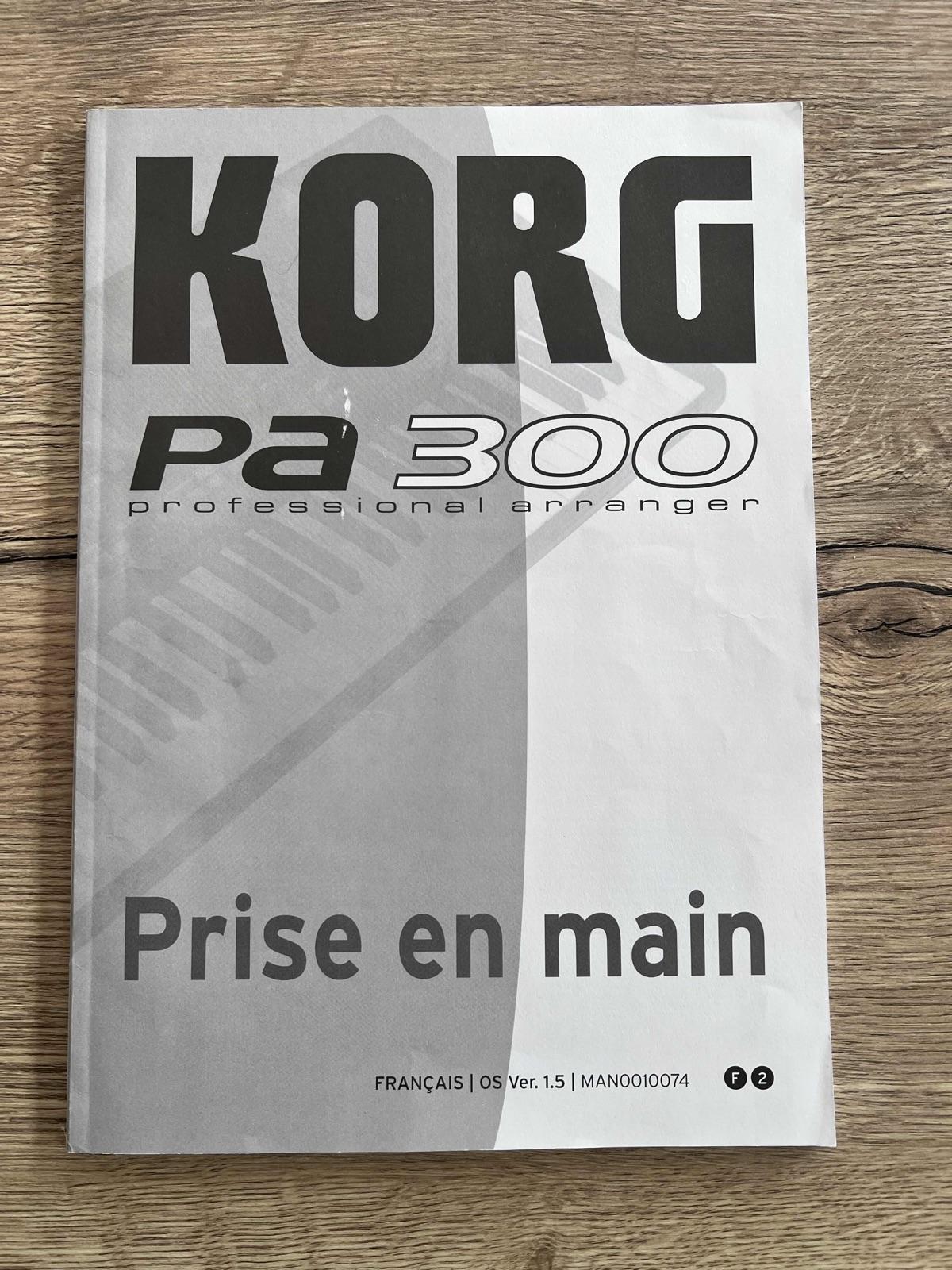 Clavier arrangeur KORG Pa300 Professional Arranger avec stand et partitions 2