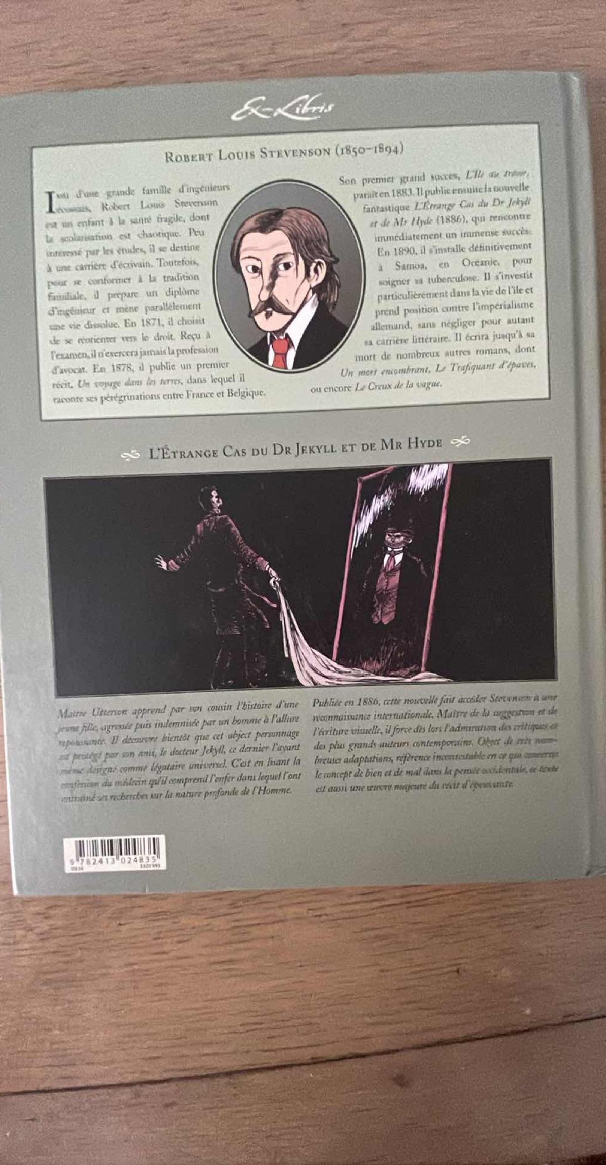 Bande Dessinée : L'Étrange Cas du Dr Jekyll et de Mr Hyde - Édition Delcourt 2