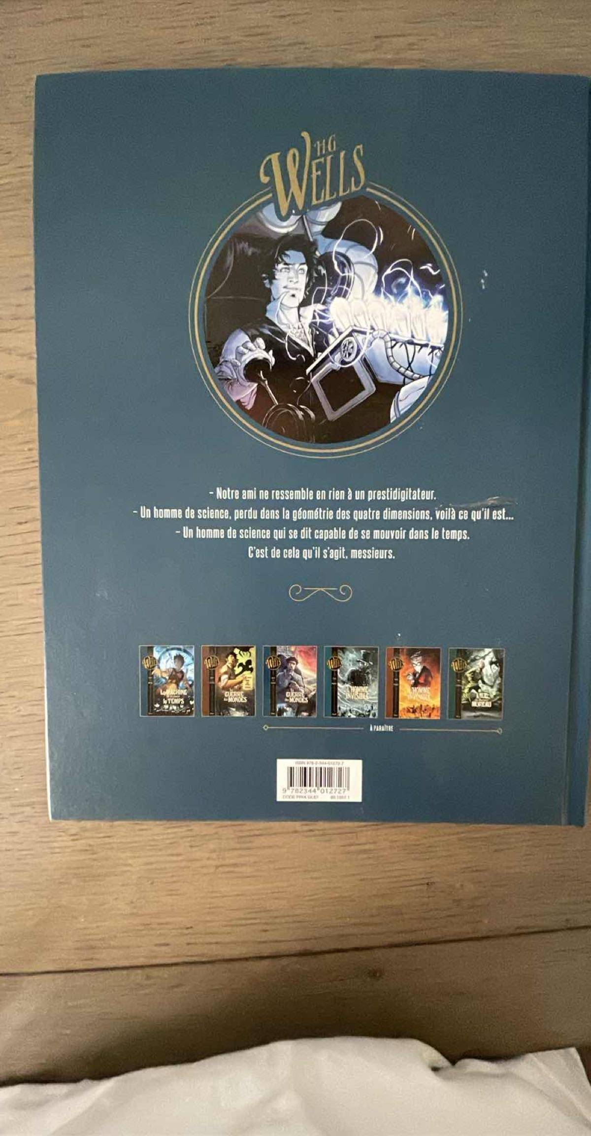 BD La Machine à explorer le Temps de H.G. Wells (adaptation Glénat Comics) 2