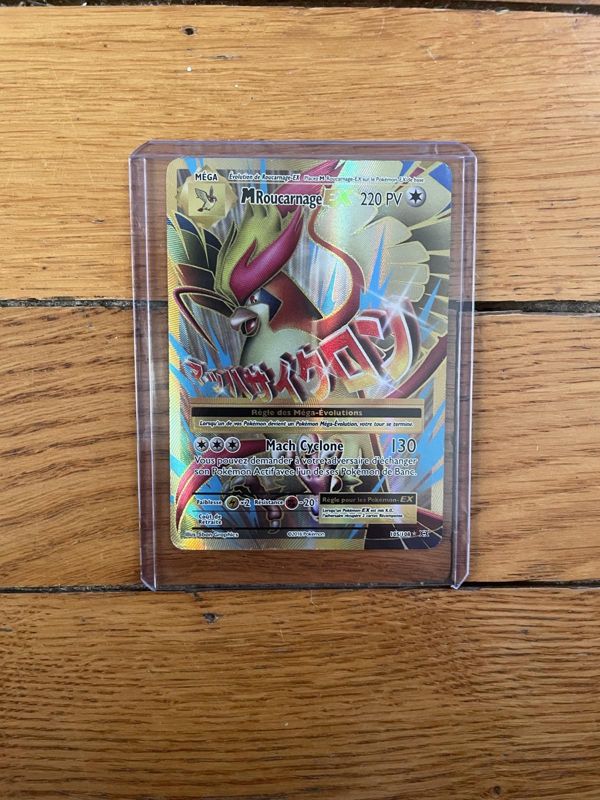 Carte Pokémon M-Roucarange EX Full Art (105/108)