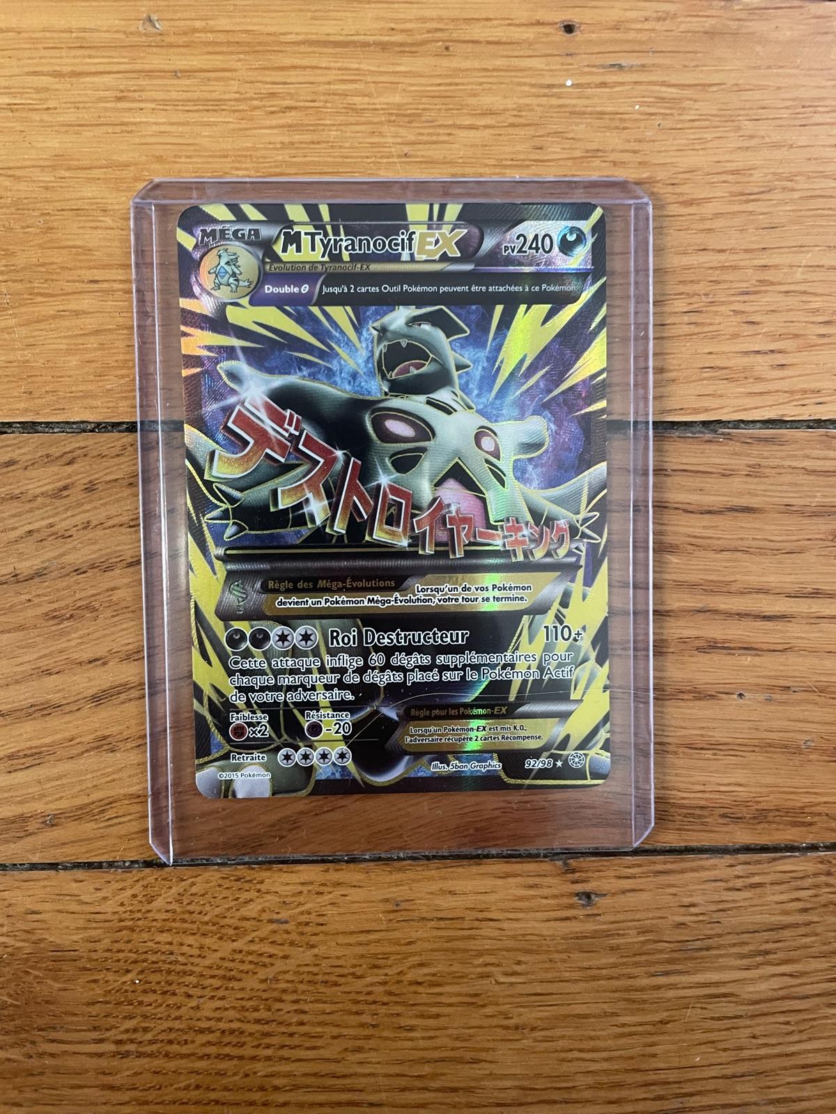 Carte Pokémon Méga Tyranocif EX 43/98