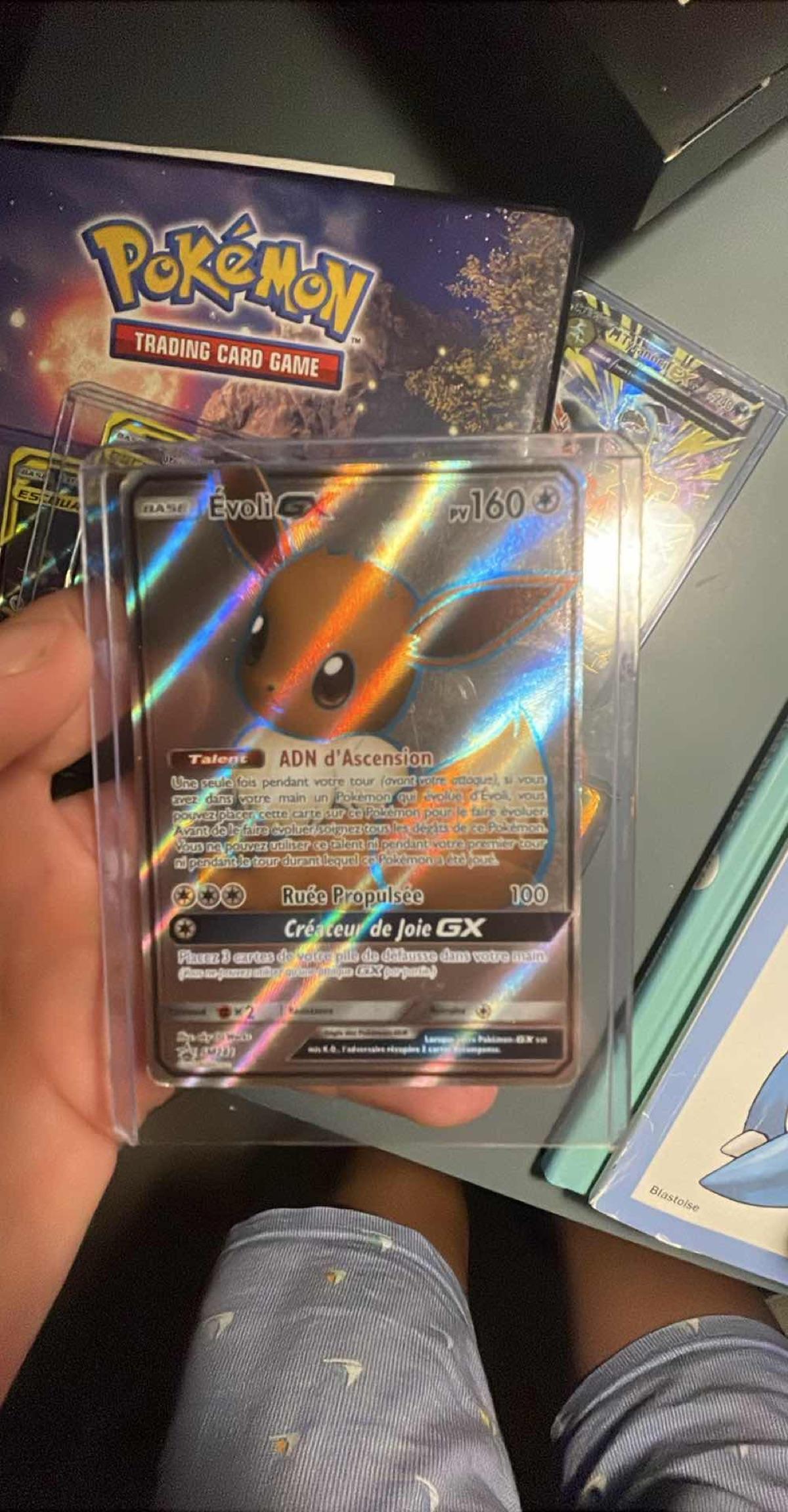 Carte Pokémon Evoli GX (SM241) Full Art Promo
