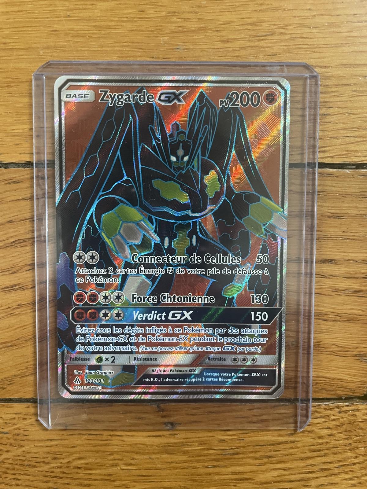 Carte Pokémon Zygarde GX Full Art (127/147)