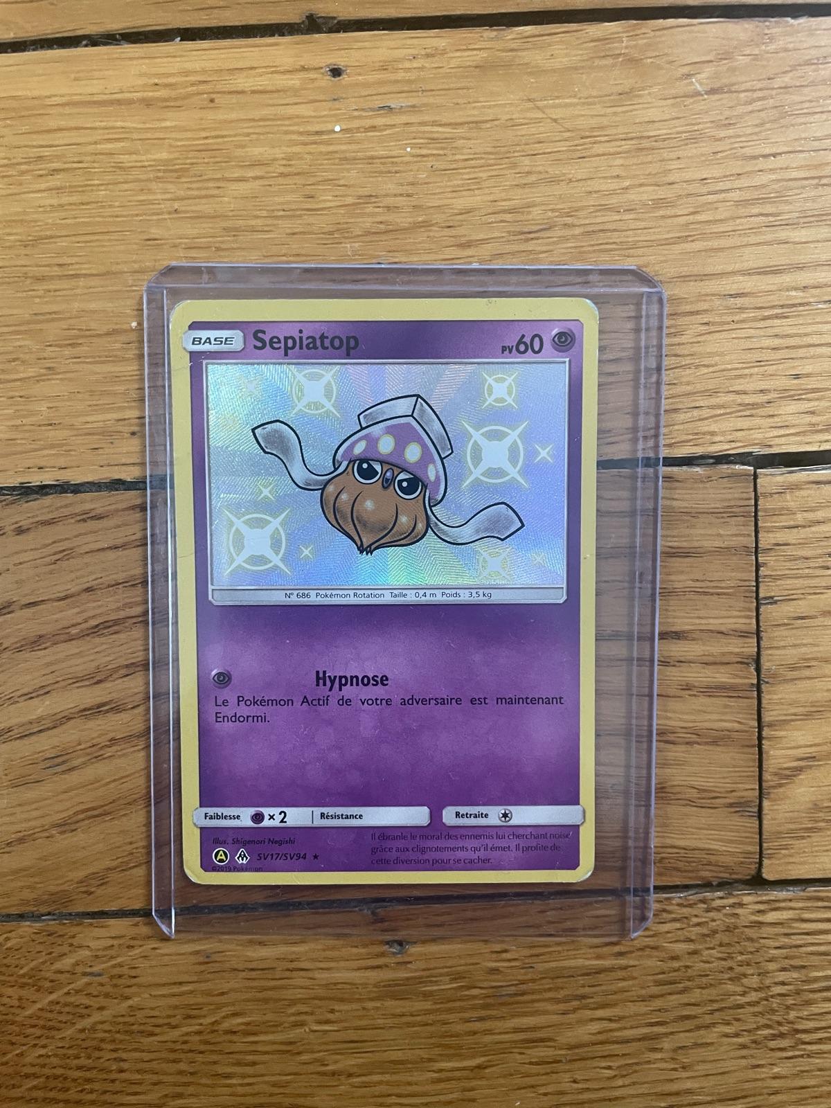 Carte Pokémon Sepiatop brillante (SV17/SV94)