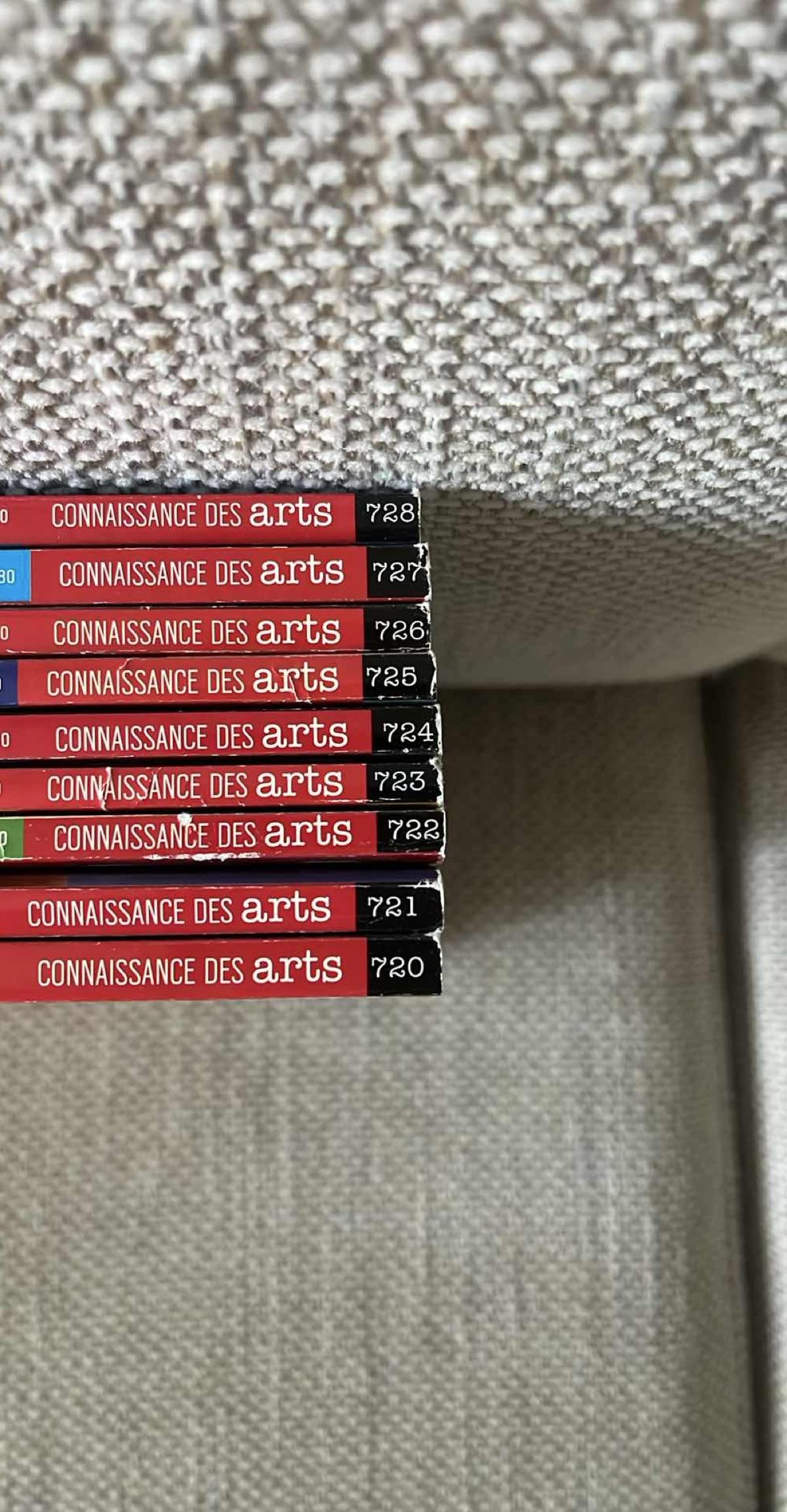 Lot de 8 magazines Connaissance des Arts (n° 720 à 728) 3