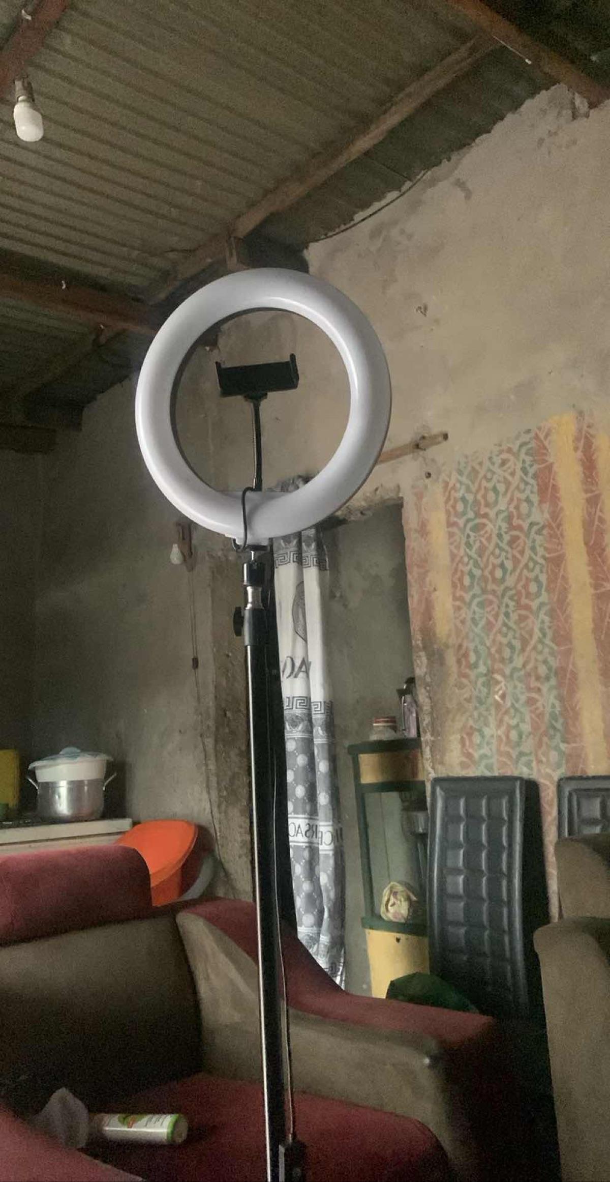 Ring Light LED avec trépied et support téléphone