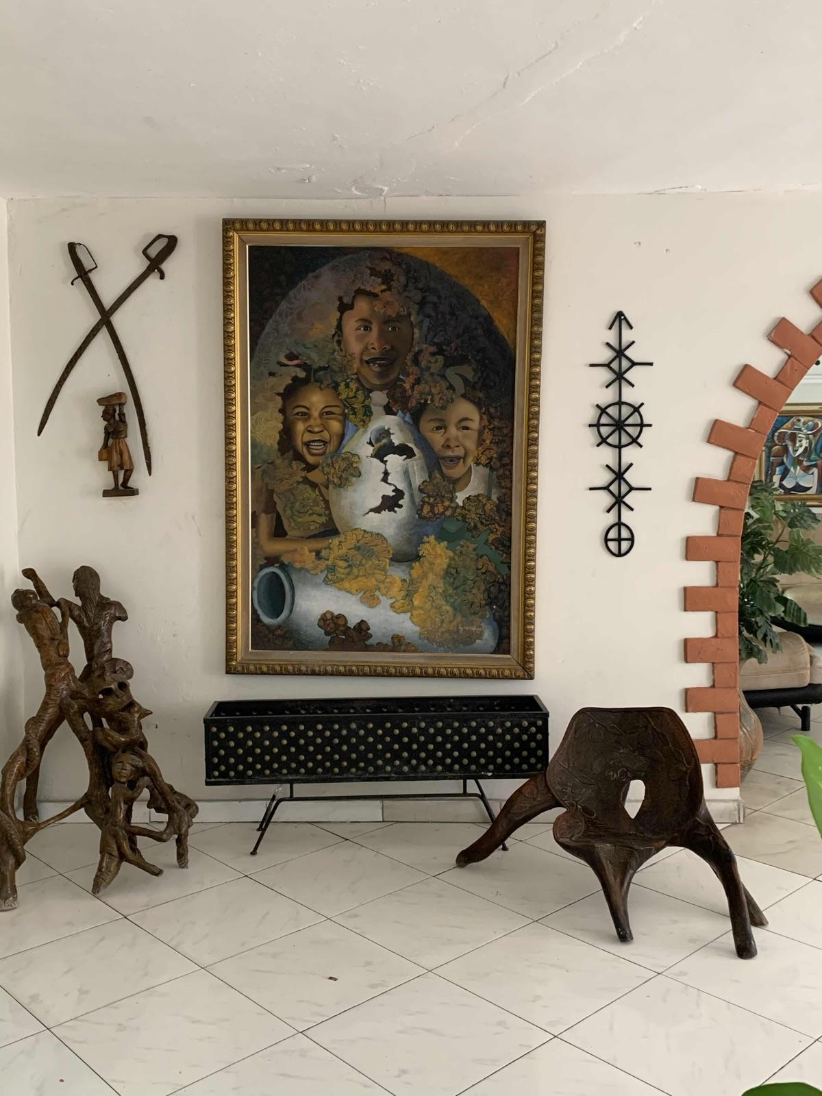Tableau "Portrait de Famille Allégorique à l'œuf"