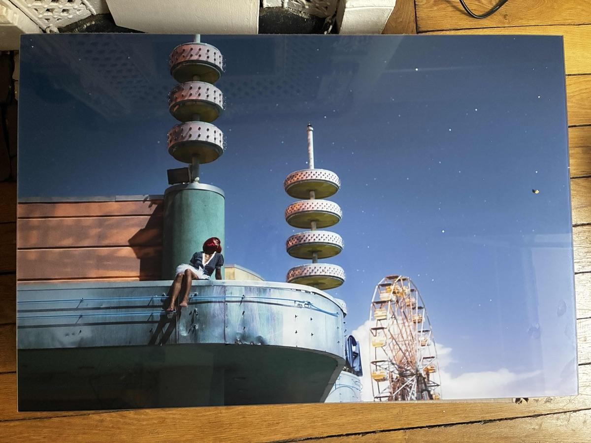 Photographie d'art Yellowkorner "Moonridel I" de David De Rueda, édition limitée sur Perspex